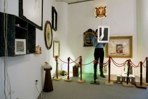 Artist Paula Lalala at Montclair State University, photo by Mike Peters